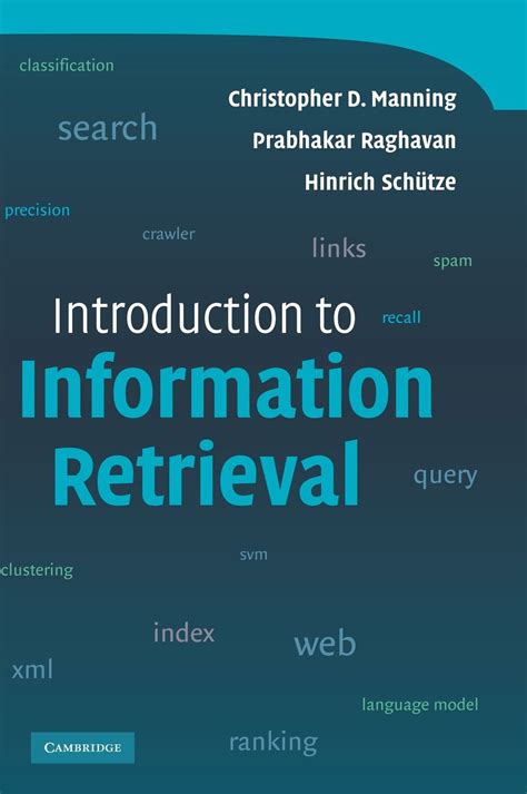 Introduction To Information Retrieval Manning Christopher D