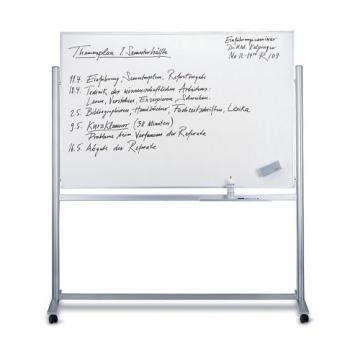 Tabla Scolara Alba Magnetica Whiteboard Pe Stand Mobil Varianta Lux