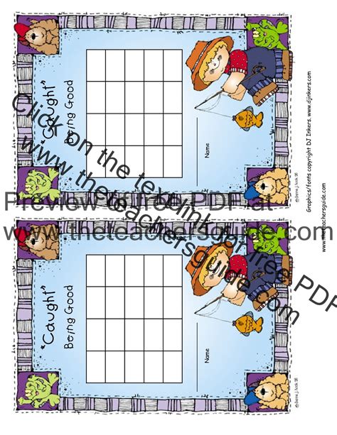 Free Printable Reward and Incentive Charts