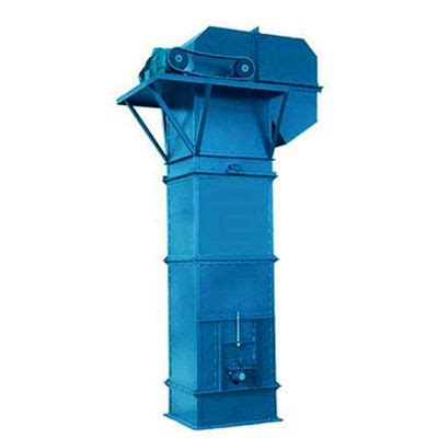 Double Vertical Bucket Elevator Heavy Duty For Bulk Materials Conveying