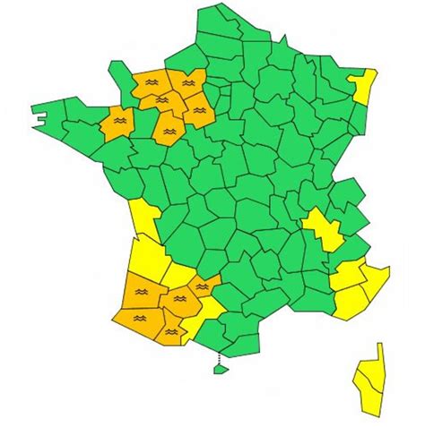 Inondations Les Crues Sétendent 11 Départements En Vigilance Orange