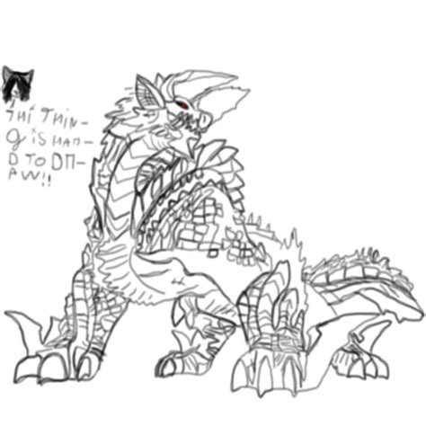 Zinogre sketch by Erschi on DeviantArt