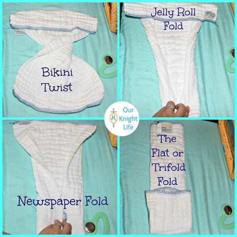 4 Prefold Folds For Cloth Diapering Newbies Jelly Roll Is Best For