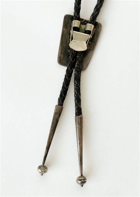 Vintage 1970s Silver Thunderbird Bolo Tie Raleigh Vintage