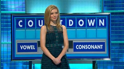 Countdown Babe Rachel Riley Teases Intimate Skin Flash In See Through