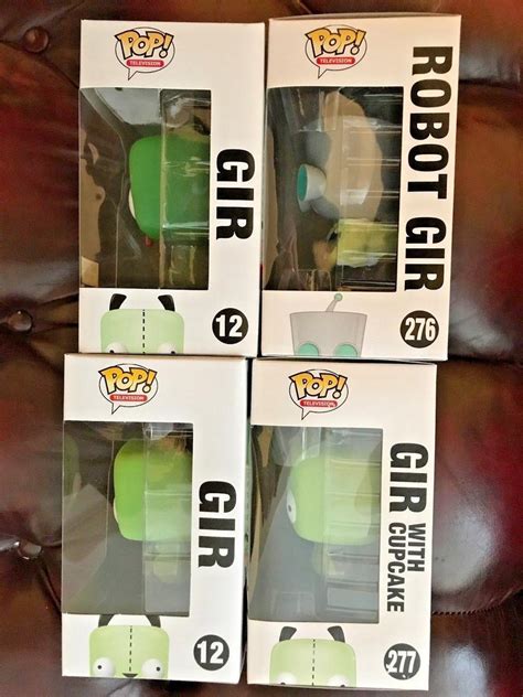 Complete Invader Zim Funko Pop Robot Gir Hot Topic Pre Release