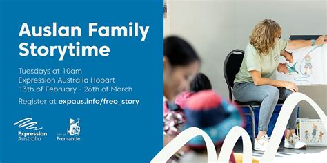 Auslan Family Storytime, Expression Australia, Fremantle, 13 February to 26 March | AllEvents