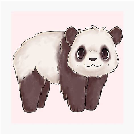 L Mina Fotogr Fica Panda De Dibujos Animados Lindo Sin C Rculo De