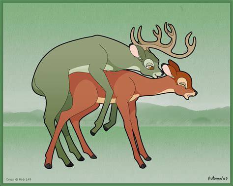 Rule 34 2009 Bambi Film Disney Doe Faline Feral No Humans Original Character Sex Stag