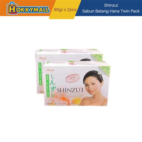 Jual Sabun Batang Shinzui Hana Skin Lightening Soap Twin Pack Shopee