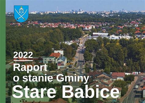 Raport O Stanie Gminy Stare Babice Za Rok Stare Babice