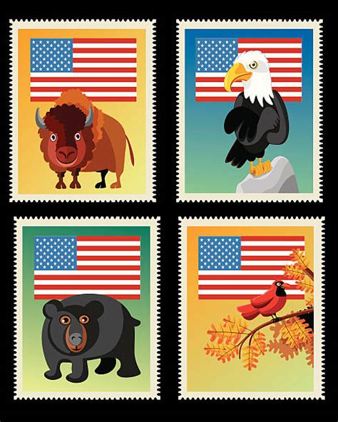 60+ Postage Stamp Eagle Bald Eagle Bird Stock Photos, Pictures ...