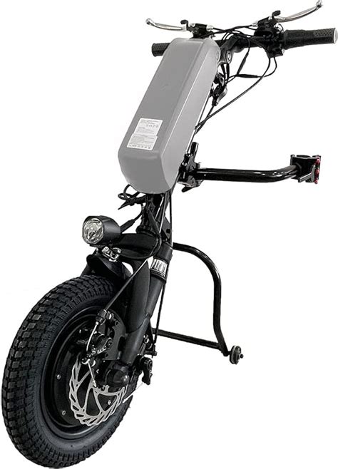 500W Handbike Électrique pour Fauteuils Roulants Roue Avant Électrique