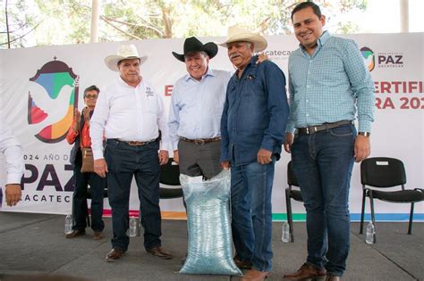 Destina Gobernador David Monreal más de 67 mdp en apoyo a productores