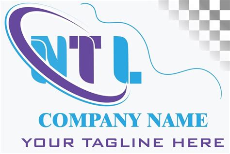 Premium Vector | NTL Letter Logo Design