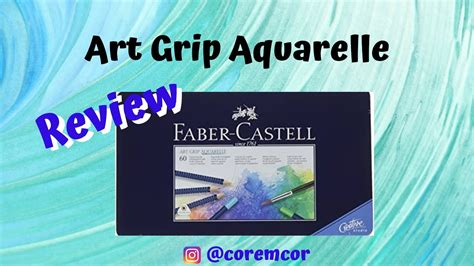 L Pis De Cor Art Grip Aquarelle Faber Castell Resenha Youtube