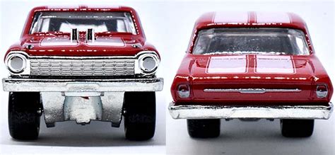 63 CHEVY NOVAのレビューAWBスタイルのドラッグスターなCHEVY II Drag Strip Demons FVN73 Hot Wheels 情報まとめ ホット