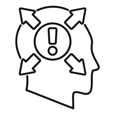 Premium Vector Cognition Critical Thinking Icon Outline Vector Plan