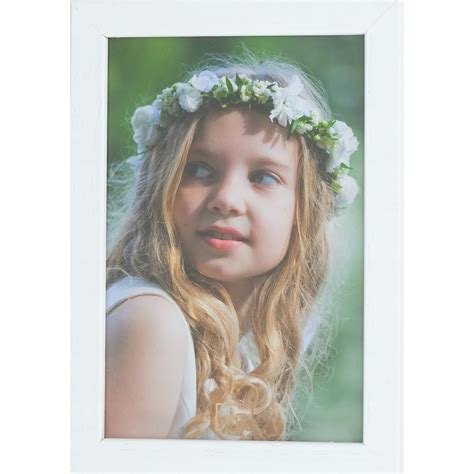 Рамка за снимка, Аура, Дърво, 30 х 40 см, Бяла - eMAG.bg