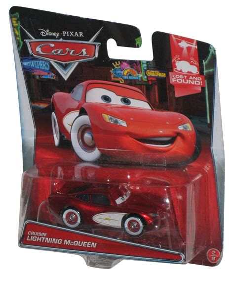 Disney Pixar Cars Cruisin' Lightning McQueen White Wall Tires Diecast 1 ...