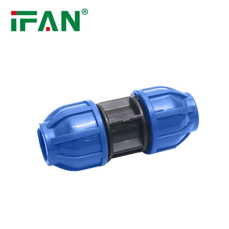 Ifan Factory Price Coupling Pipe Fittings Pp Compression Fittings Tube