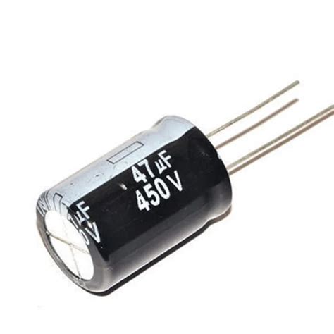 50pcs 450V 47UF 16 25mm 47UF 450V 16 25 Electrolytic Capacitor In