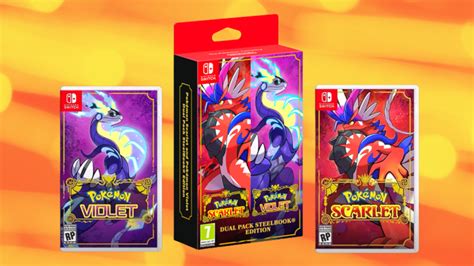 Uk Daily Deals Preorder Pokemon Scarlet And Violet Dual Pack Steelbook