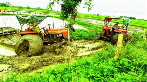 Messy Ferguson Tractor Stuck In Mud Very Badly Stuck S2 Village