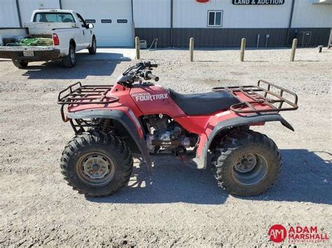 Honda FourTrax ATV Gasoline Adam Marshall Land Auction LLC