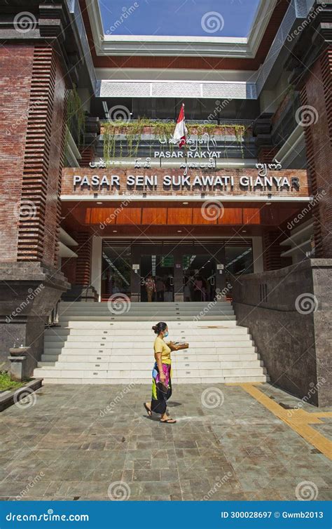 The Pasar Seni Or Art Market At Sukawati In Gianyar Bali Indonesia