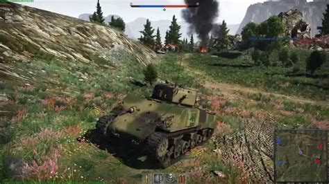 War Thunder Obt Ground Forces German M4a2 Sherman 10 Kills In A Row Action Packed Dx11 1080p