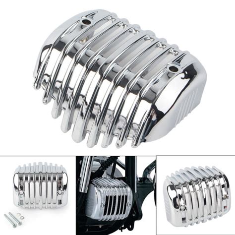 Us Chrome Voltage Regulator Cover For Harley Heritage Softail Fatboy