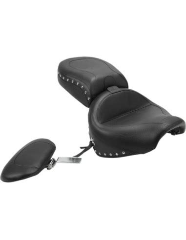 Asiento Wide Touring Cr Para Piloto Mustang C Tach Para Yamaha Xv