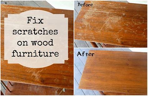 How To Easily Fix Scratches In Wood Furniture