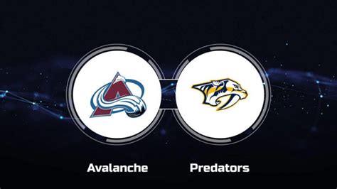 Buy Tickets For Colorado Avalanche Vs Nashville Predators On November