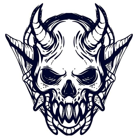 Illustration Skull Head Mascot Logo Art 25264532 Vector Art At Vecteezy