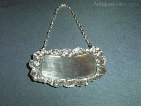 Antiques Atlas Silver Decanter Label Brandy