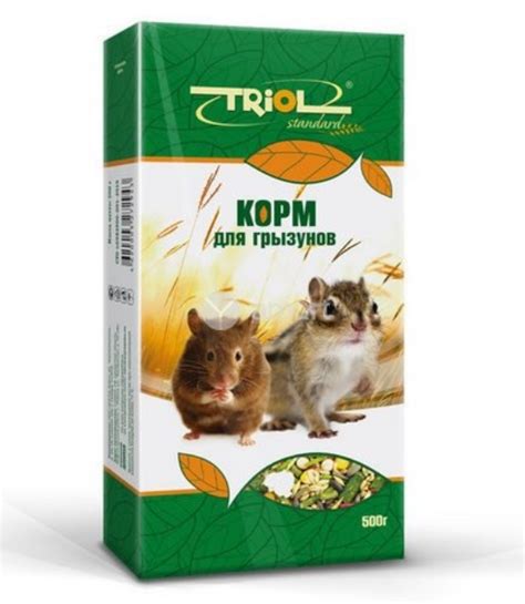 Корм для грызунов TRIOL standart | отзывы