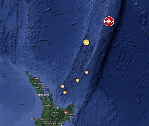 Shallow M Earthquake Hits Kermadec Islands New Zealand The Watchers