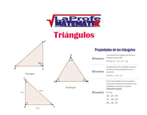 Los Triángulos Y Su Clasificación