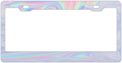 Amazon Holographic License Plate Frames Car Tag Frame For License