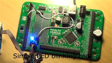 Xmega Tutorial 01 LED Blinking On Atmel XMEGA YouTube