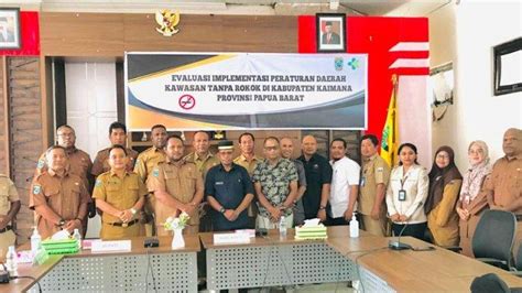 Dinas Kesehatan Papua Barat Evaluasi Implementasi Perda Kawasan Tanpa