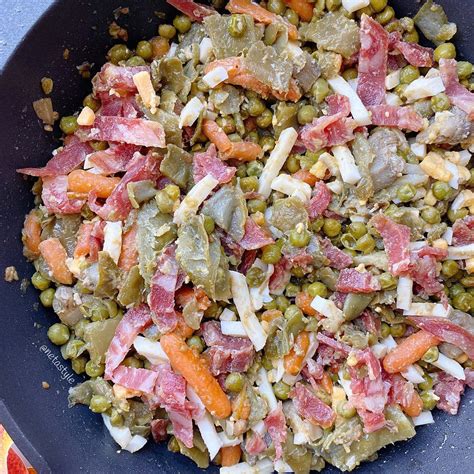 MENESTRA DE VERDURAS CON HUEVO Y JAMÓN COCINANDOMELAVIDA