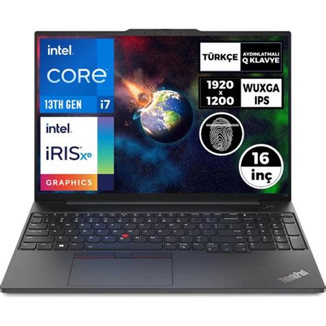 Lenovo Thinkpad E16 Gen 1 I7 1355u 40gb 2tb Ssd 16 Wuxga Fiyatı