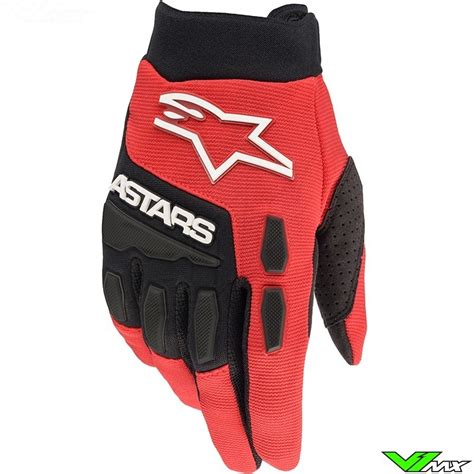 Alpinestars Full Bore 2022 Motocross Gloves Bright Red