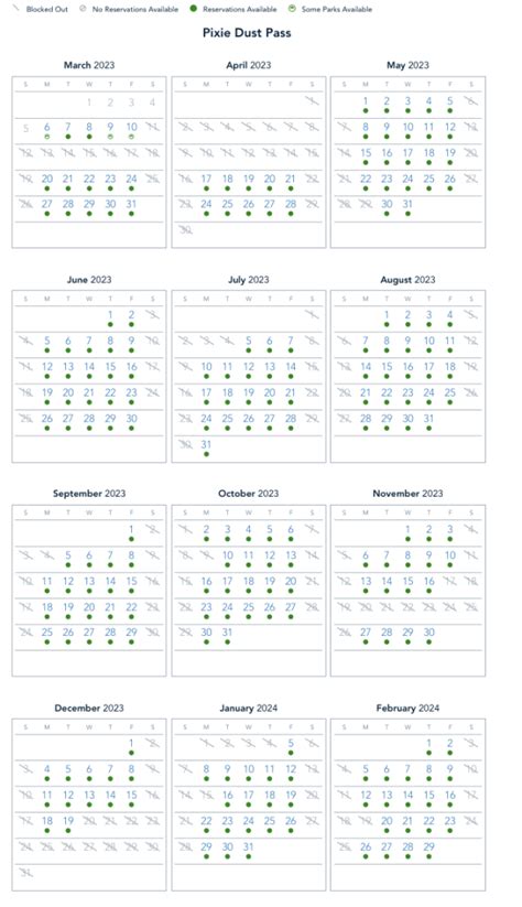 Disney Pixie Dust Pass Blockout Dates 2024 Liane Othelia