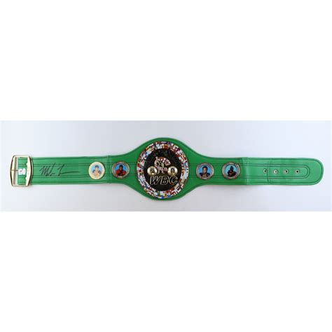 Mike Tyson Signed Full-Size WBC Heavyweight Championship Belt (JSA ...