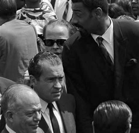 Wilt Chamberlain And Richard Nixon At Dr Martin Luther King Jrs