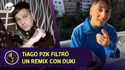 Tiago Pzk Filtr Un Remix Con Duki Antes De Perderte Por Alan Ht